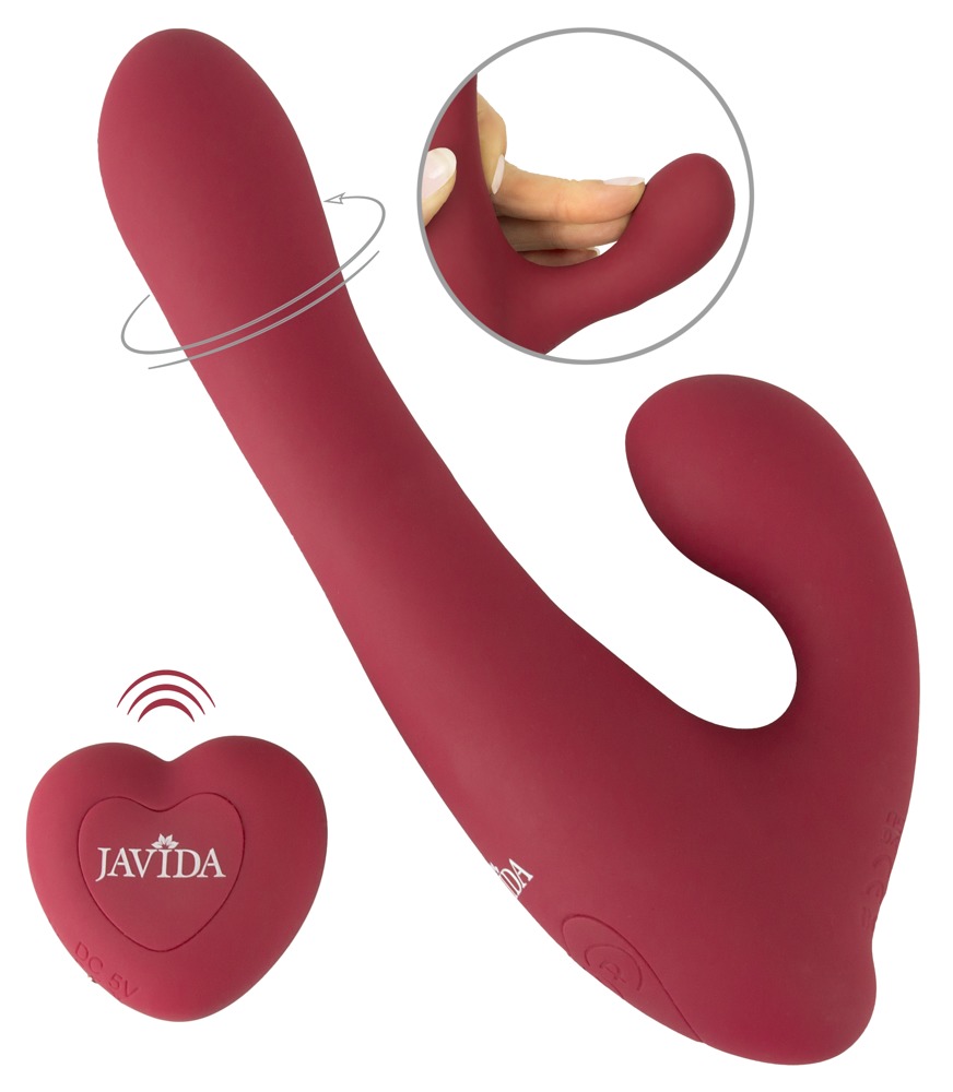 „RC Rotating Rabbit Vibrator“ mit Fernbedienung im Herzdesign Vibrator online kaufen