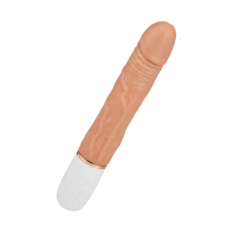 Realistischer Vibrator mit Stoßfunktion, 25,5 cm Vibrator online kaufen