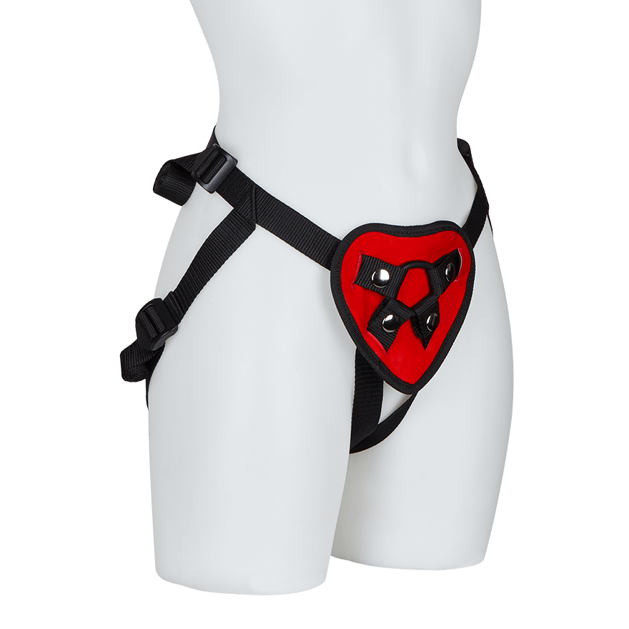 Red Heart Strap-On Harness Sex-Spielzeuge online kaufen