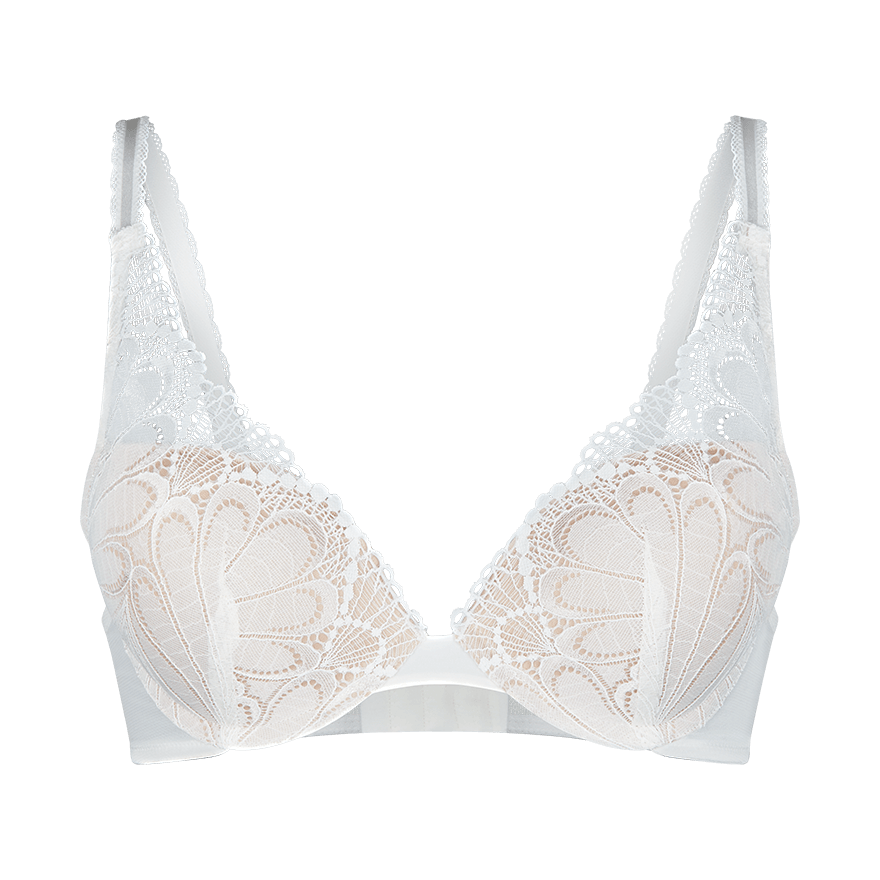 Refined Glamour - Bestickter PushupBH Dessous online kaufen