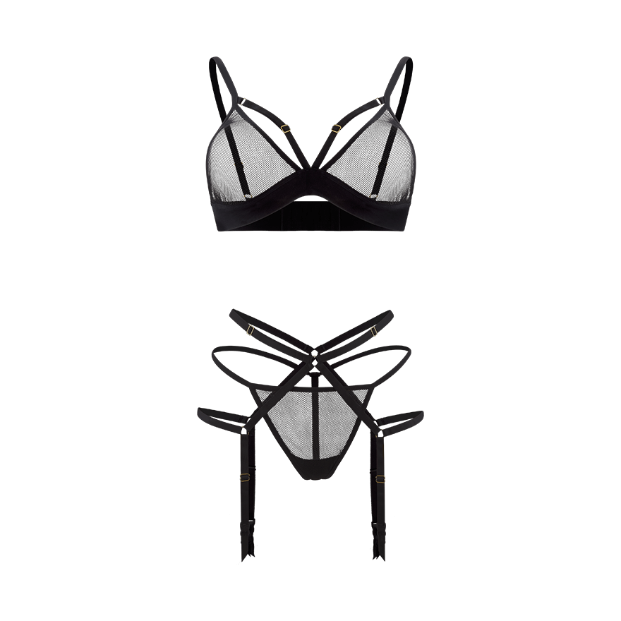 Reizvolles Straps-Set, 3Teile Dessous online kaufen Reizvolles Straps-Set, 3Teile Dessous online kaufen