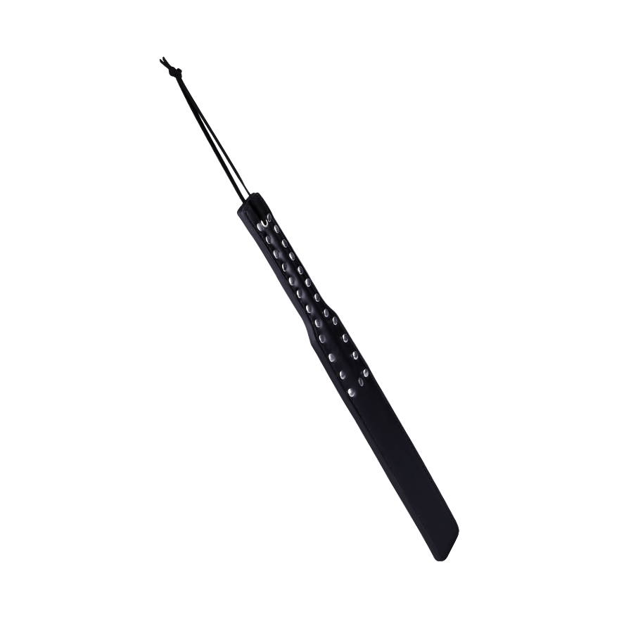 Robustes Nieten-Paddle in Leder-Optik BDSM online kaufen