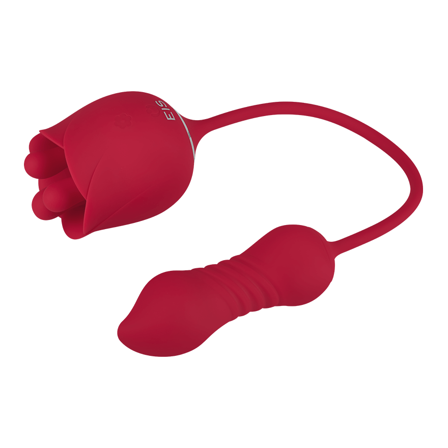Rosenförmiger Vibrator mit Bullet, 38,5 cm Vibrator online kaufen Rosenförmiger Vibrator mit Bullet, 38,5 cm Vibrator online kaufen