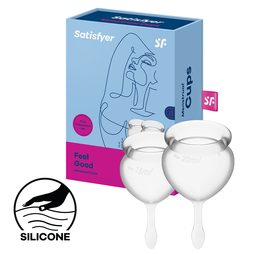 Satisfyer Feel Good - Menstrual Cup Set, 15 & 20 ml Drogerie online kaufen