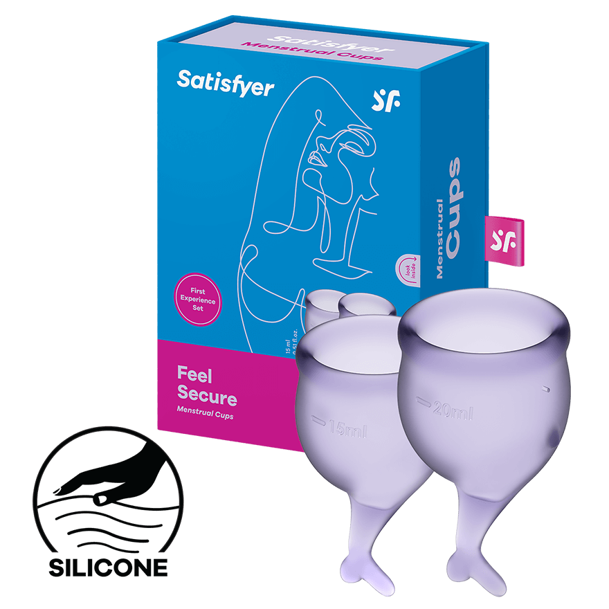 Satisfyer Feel Secure - Menstrual Cup Set, 15 & 20 ml Drogerie online kaufen