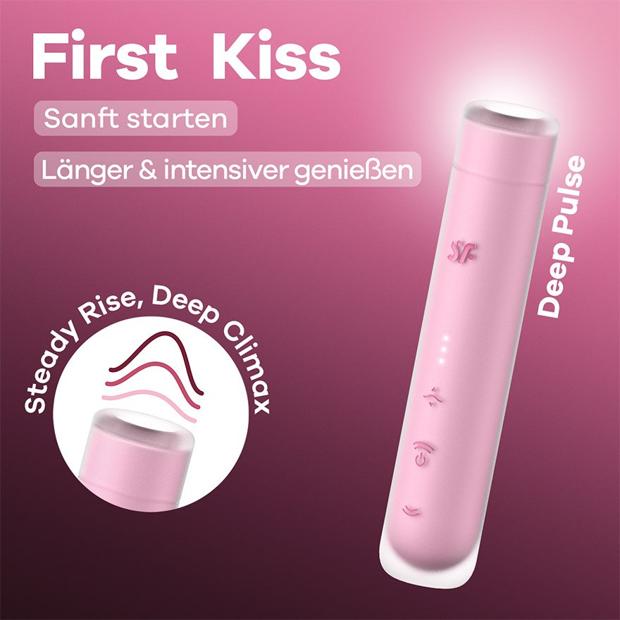Satisfyer First Kiss, 12,5 cm Vibrator online kaufen Satisfyer First Kiss, 12,5 cm Vibrator online kaufen