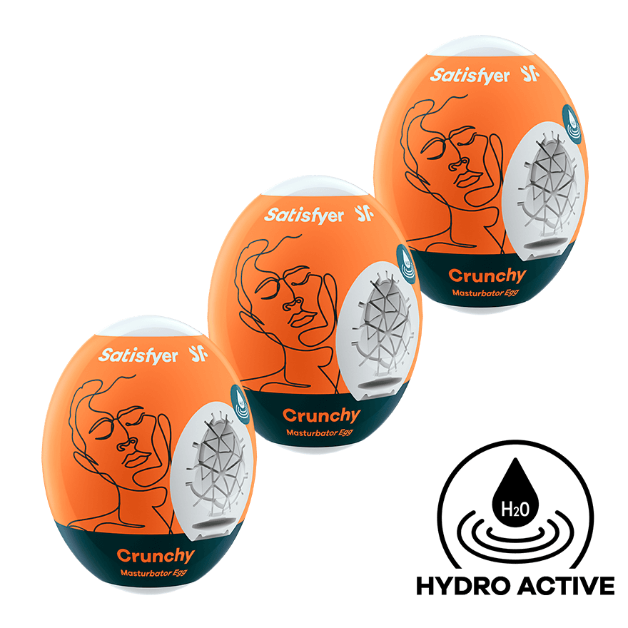 Satisfyer Masturbator Egg - Crunchy, 3 Teile Dessous online kaufen