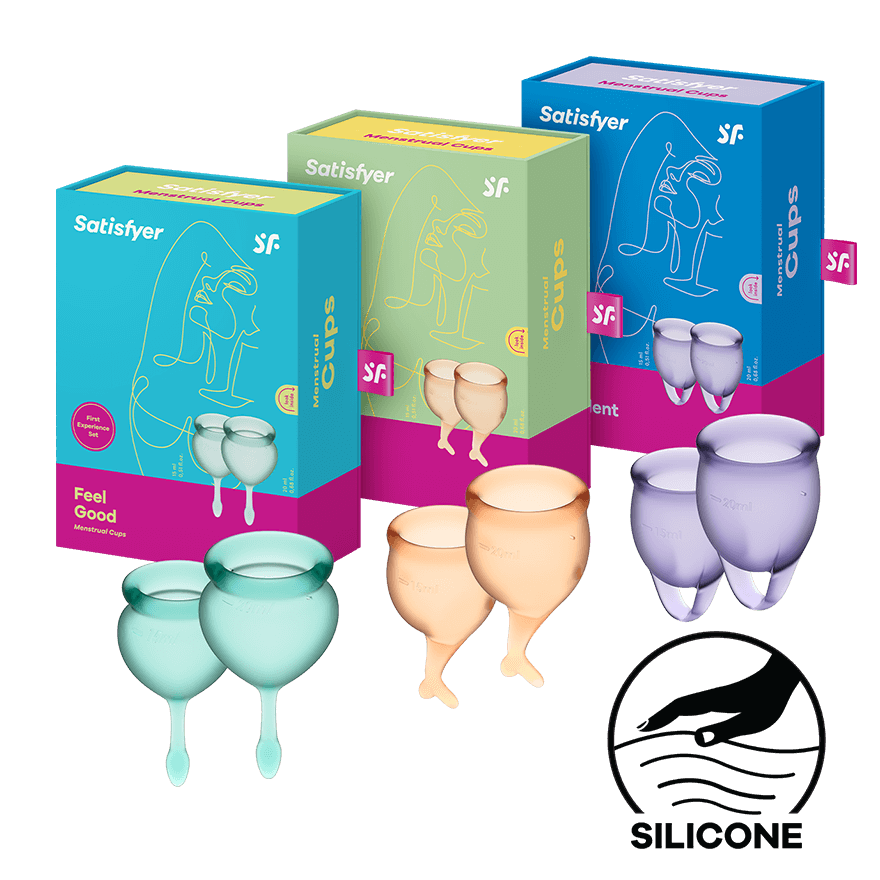 Satisfyer Menstrual Cup Set, 6 Teile, 15 & 20 ml Dessous online kaufen Satisfyer Menstrual Cup Set, 6 Teile, 15 & 20 ml Dessous online kaufen