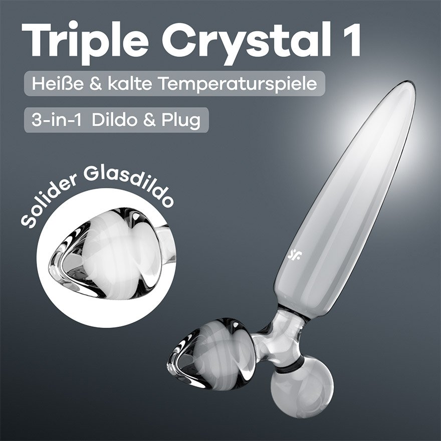 Satisfyer Triple Crystal 1, 21 cm Sex-Spielzeuge online kaufen