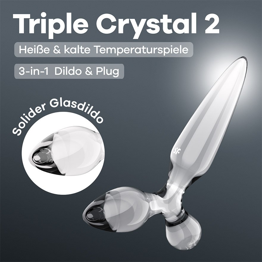 Satisfyer Triple Crystal 2, 22 cm Sex-Spielzeuge online kaufen