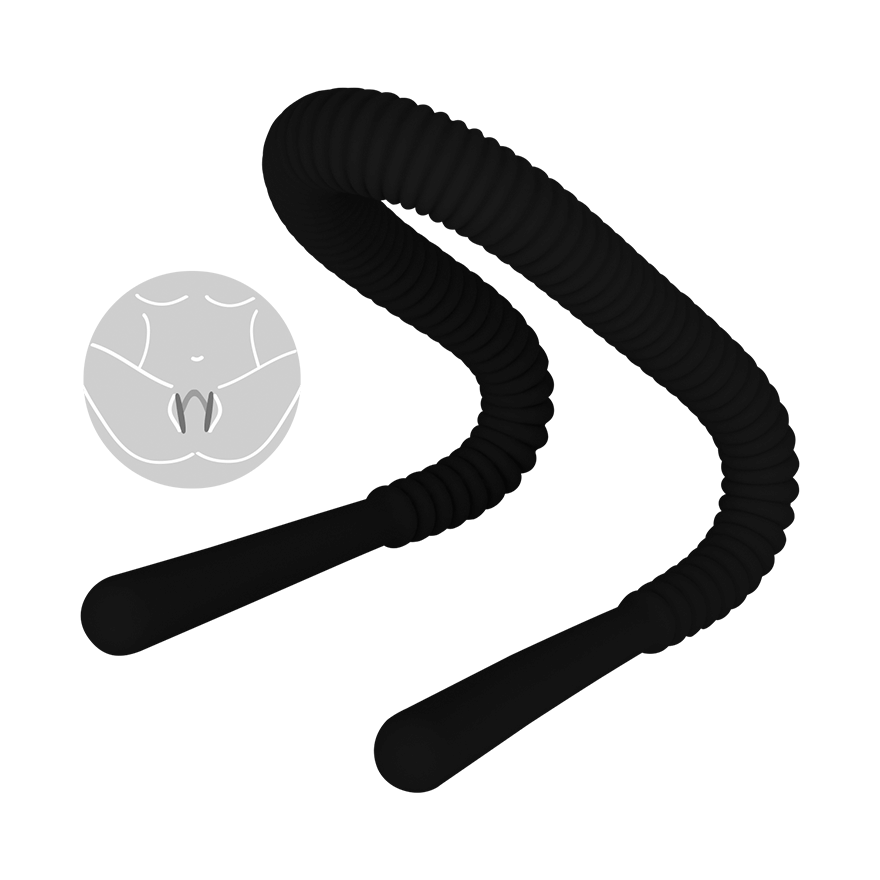 Schamlippenspreizer aus Silikon, 15 cm BDSM online kaufen