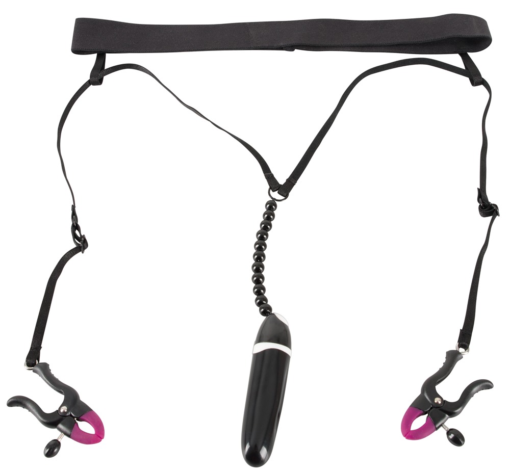Schamlippenspreizer "Spreader String" mit Vibrator Dessous online kaufen