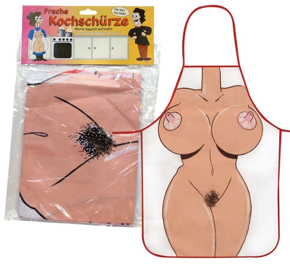 Schürze mit Comicprint einer nackten Frau Sonstige Erotikartikel online kaufen