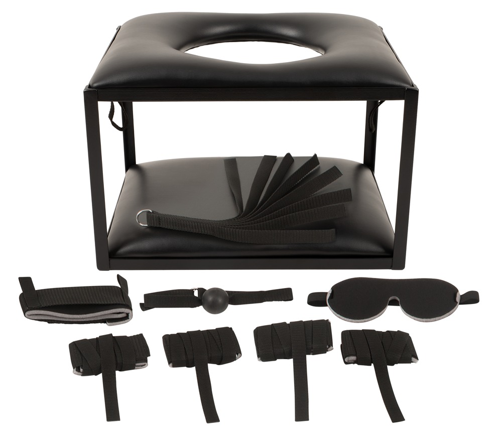 Sexhocker „The Throne“ plus 8-teiliges Bondage-Set Sex-Spielzeuge online kaufen