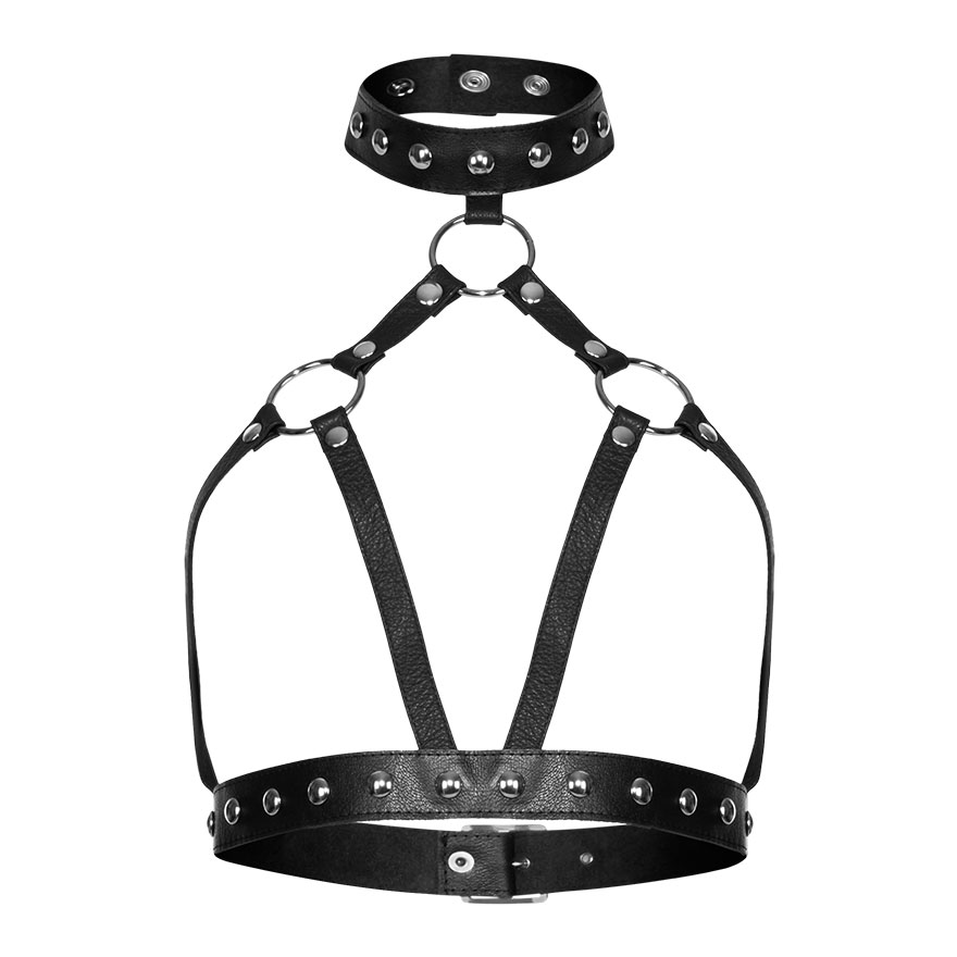 Sexy Neckholder-BH mit Nieten Dessous online kaufen