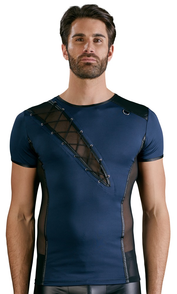 Shirt aus elastischer Mikrofaser und Powernet Dessous online kaufen