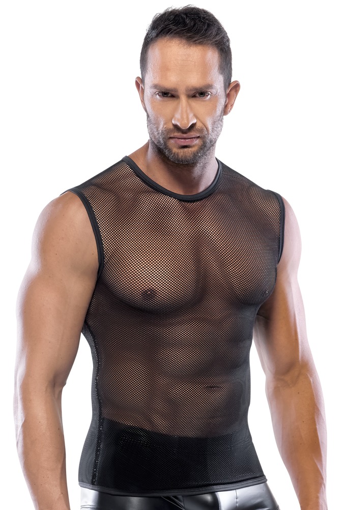 Shirt aus grobem Netz Dessous online kaufen
