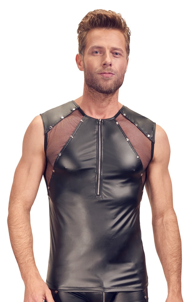 Shirt im Mattlook mit Netz-Einsätzen Dessous online kaufen