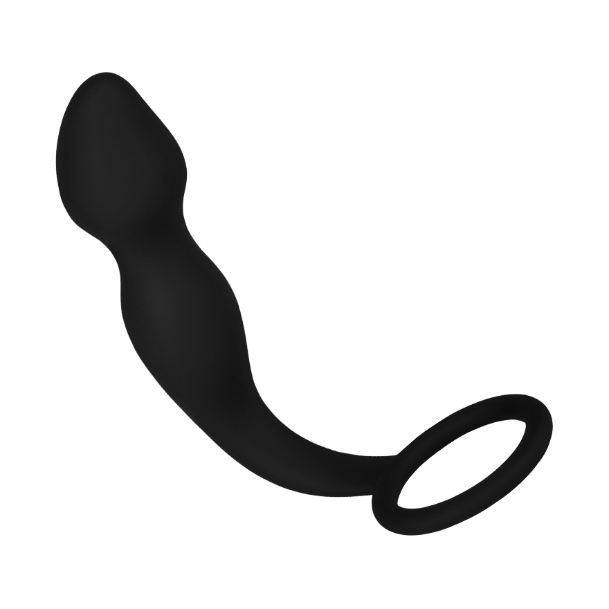 SilikonAnalplug mit Hodenring, 19,5cm Sex-Spielzeuge online kaufen