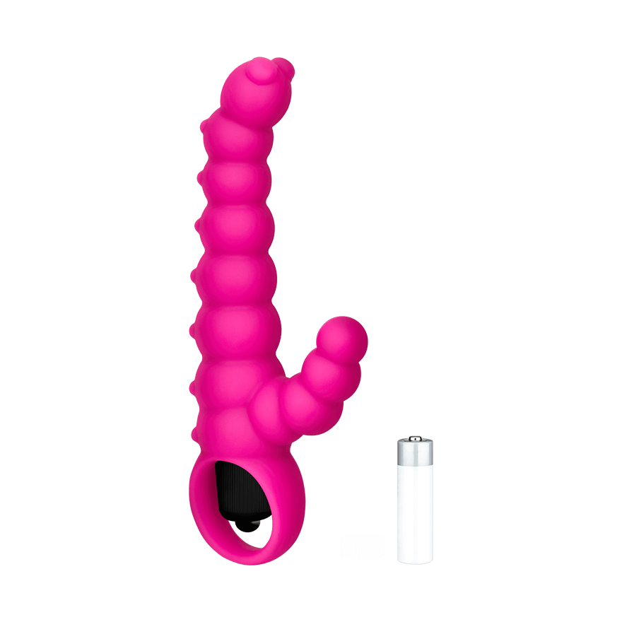 Silikonvibrator mit Struktur, 16,5cm Vibrator online kaufen