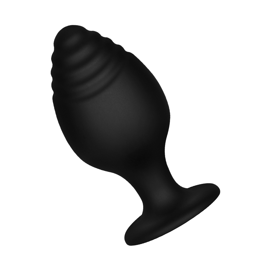 Sinnlich gerippter Analplug L, 8,9 cm Sex-Spielzeuge online kaufen