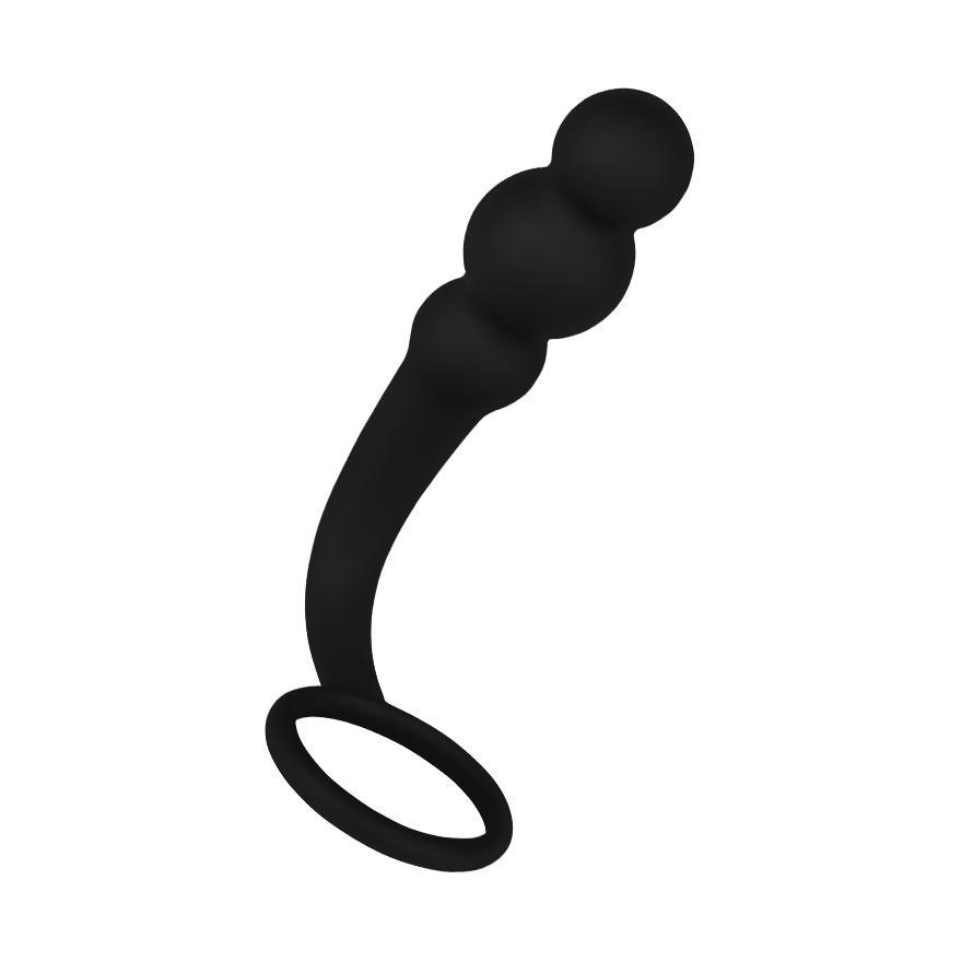 Sinnlicher Analplug mit Hodenring, 14,5 cm Sex-Spielzeuge online kaufen