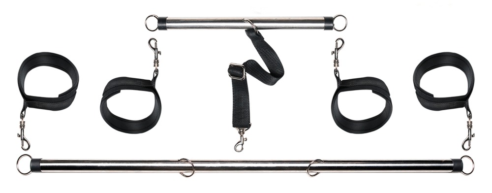 Spreizstangen „Spread’em Bar and Cuff Set“, für Hände und Füße Fetisch online kaufen