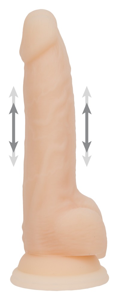 Stoßvibrator „9" Thrusting Dong“ mit Saugfuß Vibrator online kaufen