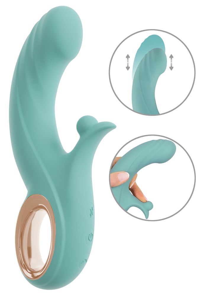 Stoßvibrator mit Kugel-Klitorisvibrator Vibrator online kaufen
