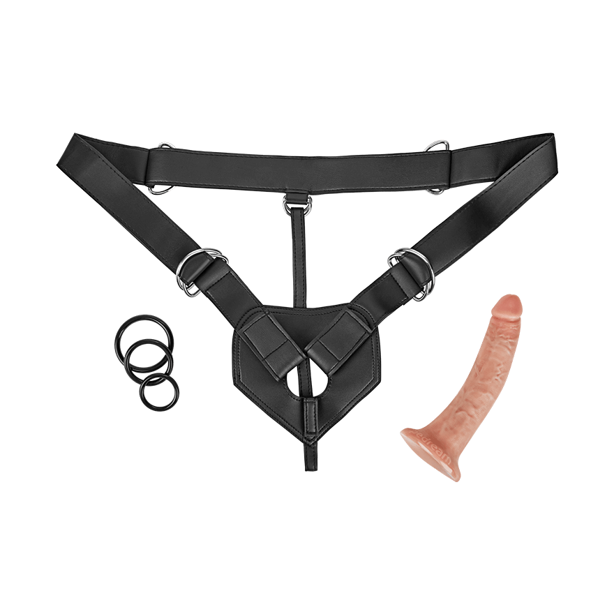 Strap-On Harness, 20 cm, 7 Teile Dessous online kaufen
