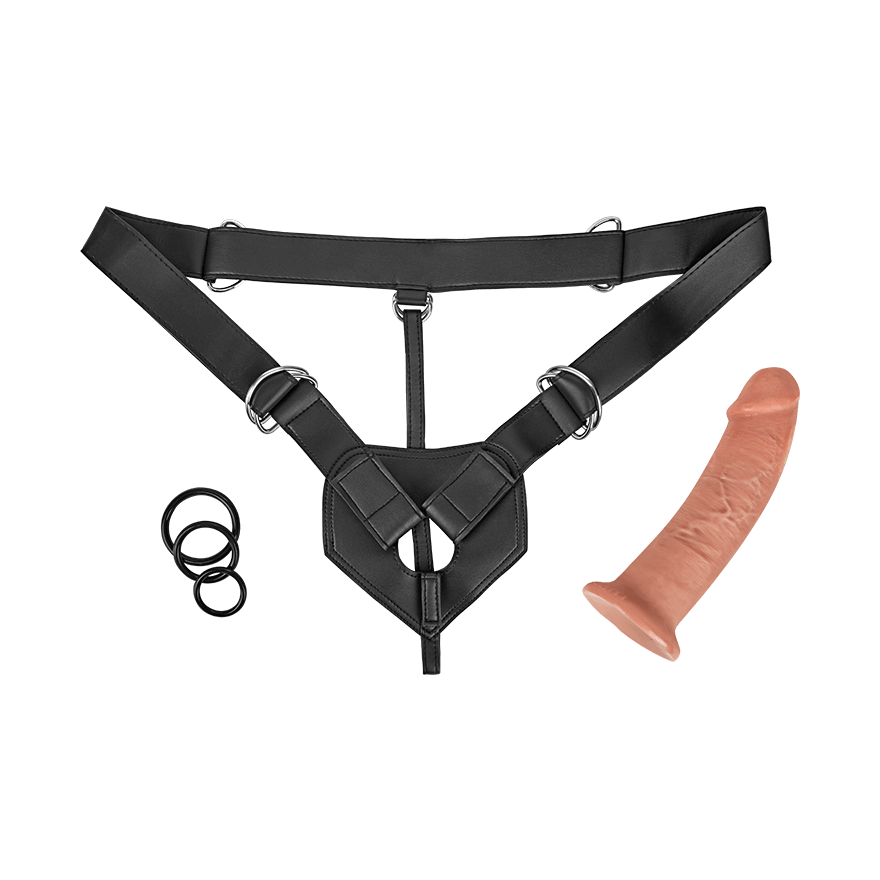 Strap-On Harness, 23 cm, 7 Teile Dessous online kaufen Strap-On Harness, 23 cm, 7 Teile Dessous online kaufen