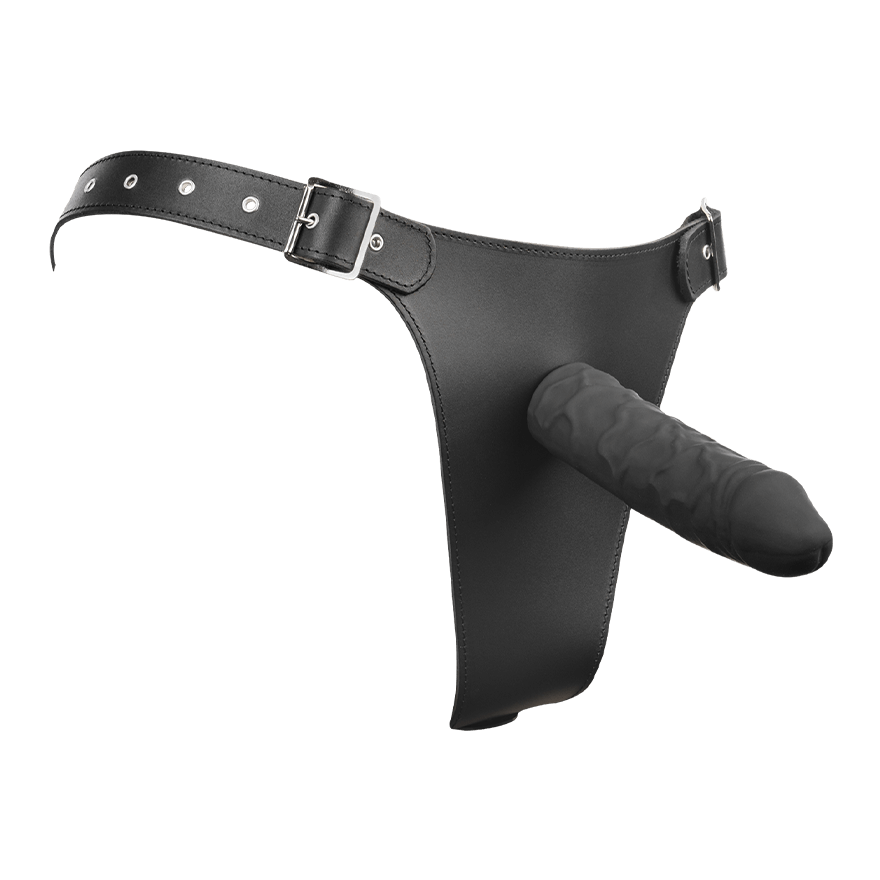 Strap-On-Slip mit Doppeldildo Dessous online kaufen