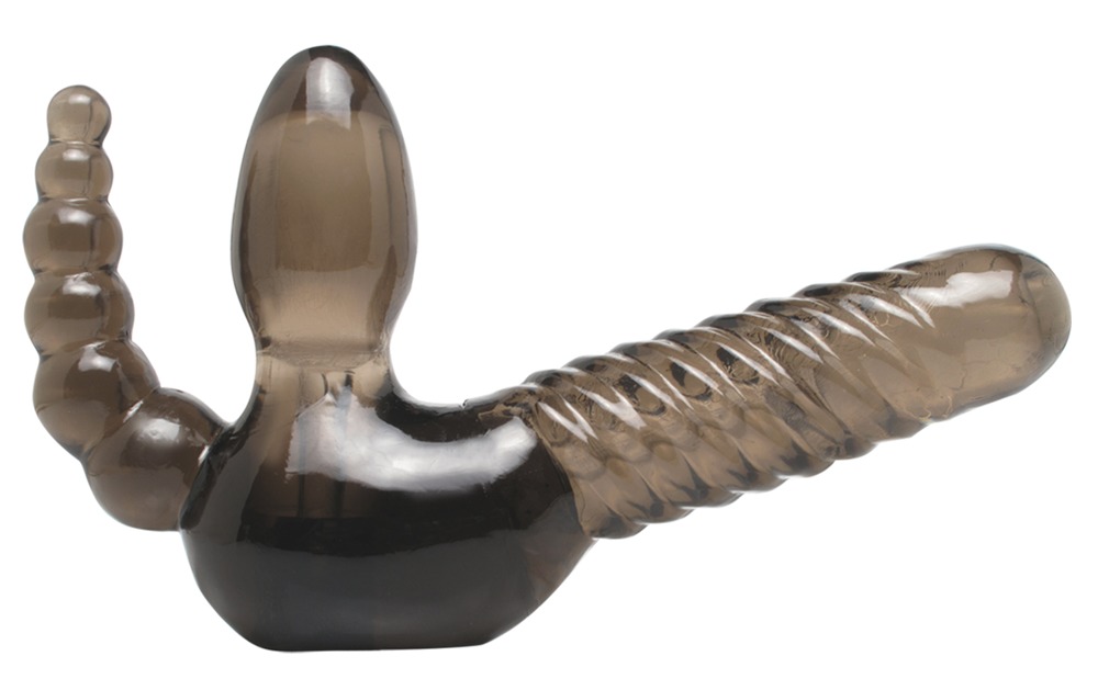 Strap-On „Strapless Strap-On with Anal Stimulator“, mit Analkette Sex-Spielzeuge online kaufen Strap-On „Strapless Strap-On with Anal Stimulator“, mit Analkette Sex-Spielzeuge online kaufen