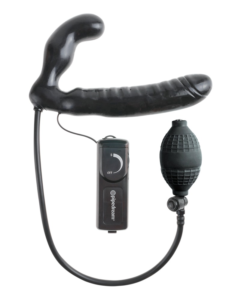 Strapless Strap-on „Deluxe Vibrating Penetrix Strap-on“, aufpumpbar, mit Vibration Sex-Spielzeuge online kaufen