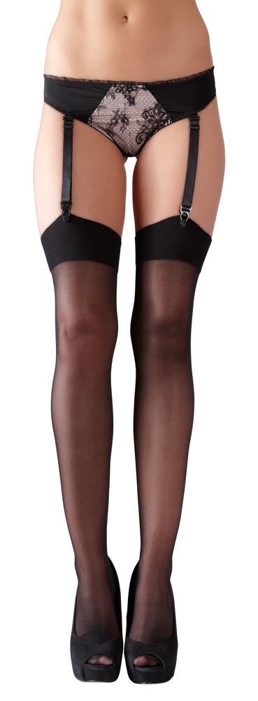 Straps-Strümpfe mit schlichtem Abschluss Dessous online kaufen