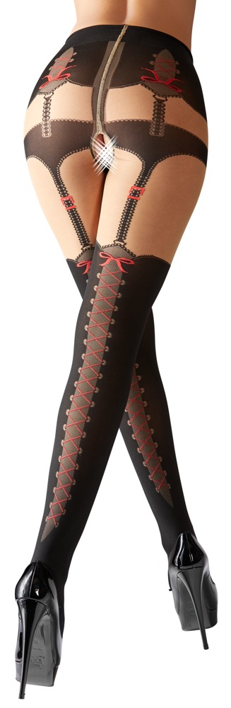 Straps-Strumpfhose im Trachten-Look Dessous online kaufen