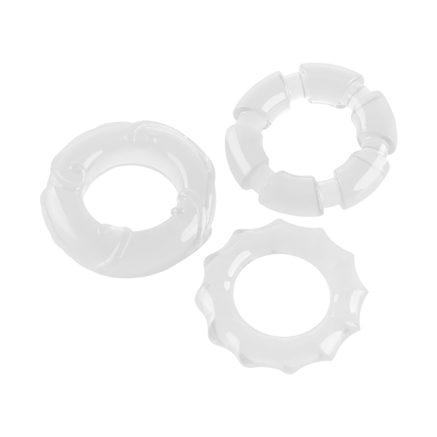Stretchy Cock Rings, 3Teile, 2,55,5cm Dessous online kaufen