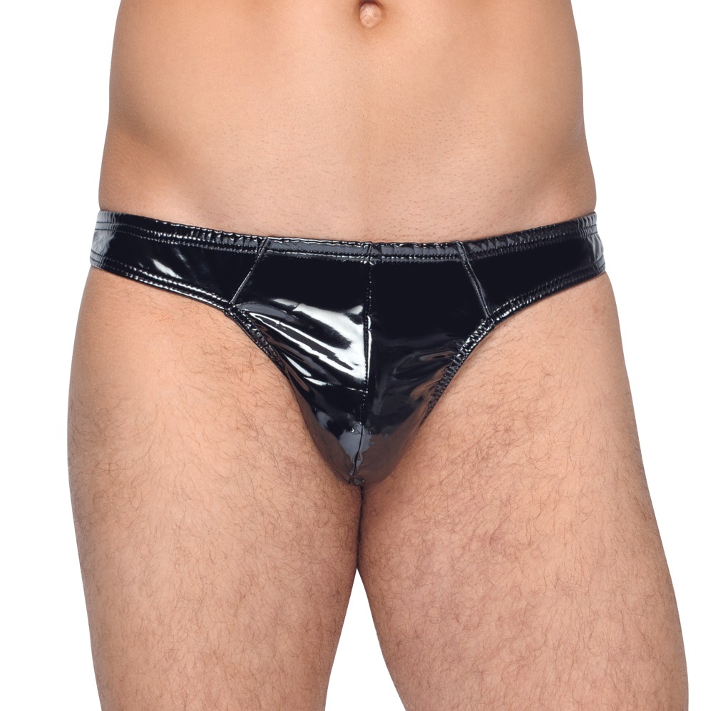 String aus bi-elastischem Lack Dessous online kaufen