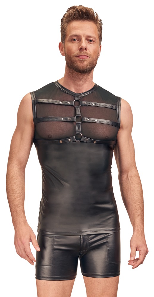 Top aus elastischem Powernet und trendigem Mattlook Dessous online kaufen