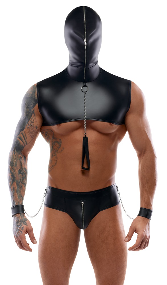 Top plus String inklusive 2 Handfesseln und Leine – alles abnehmbar Dessous online kaufen Top plus String inklusive 2 Handfesseln und Leine – alles abnehmbar Dessous online kaufen
