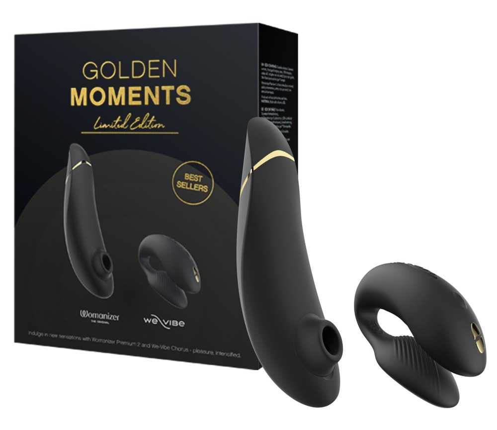 Toy-Set „Golden Moments “ mit Womanizer Premium 2 und We-Vibe Chorus Sex-Spielzeuge online kaufen