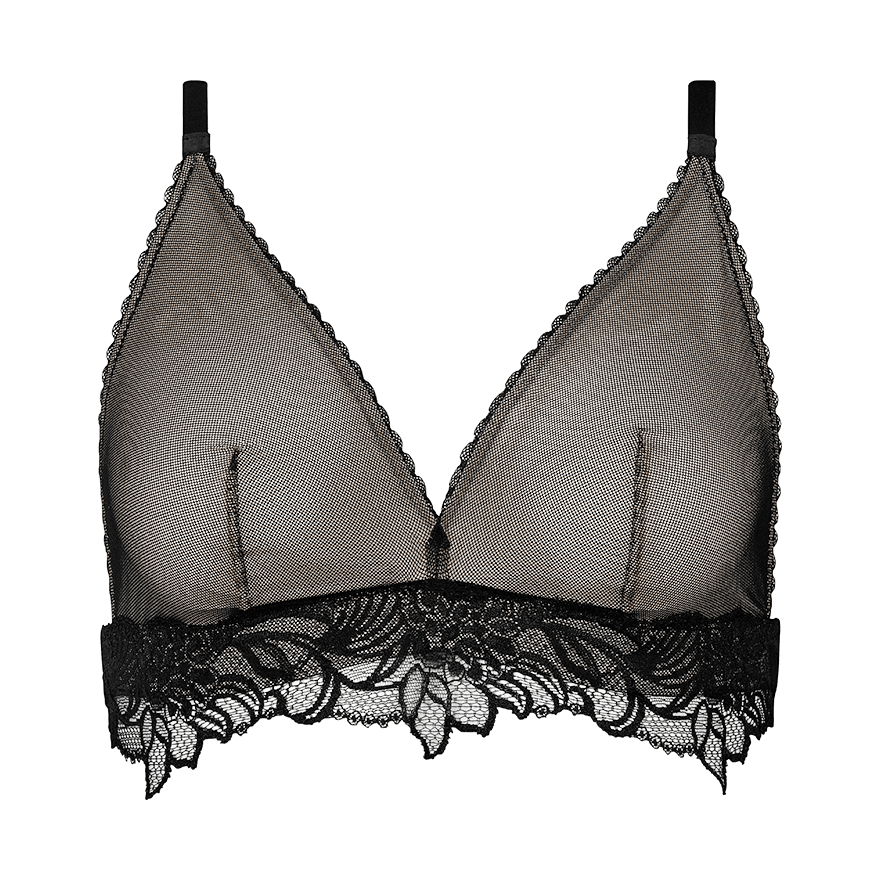 Triangel-BH mit Spitzenbordüre Dessous online kaufen