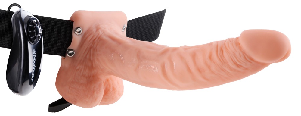 Umschnallvibrator „9" Vibrating Hollow Strap-on with Balls“, hohl Vibrator online kaufen Umschnallvibrator „9" Vibrating Hollow Strap-on with Balls“, hohl Vibrator online kaufen