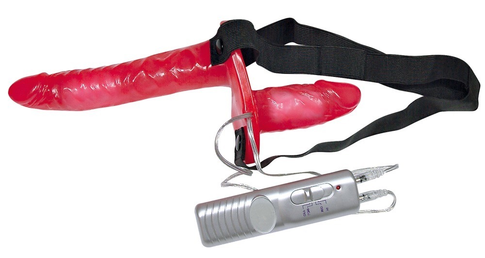 Umschnallvibrator „Strap-on Duo“ mit 2 Vibratoren Vibrator online kaufen