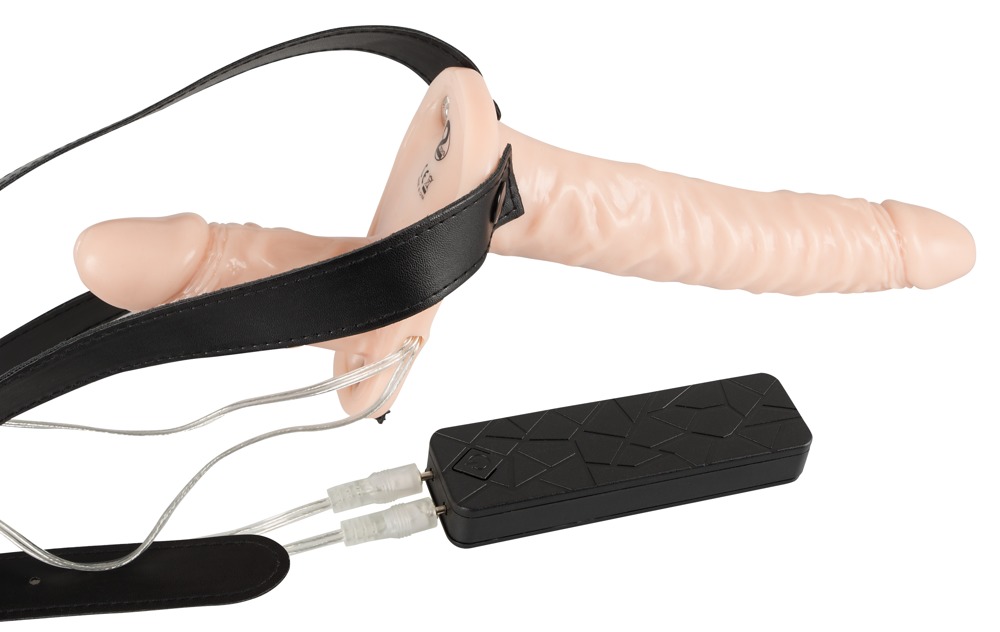 Umschnallvibrator „Strap-On Duo“ mit 2 Vibratoren Vibrator online kaufen Umschnallvibrator „Strap-On Duo“ mit 2 Vibratoren Vibrator online kaufen