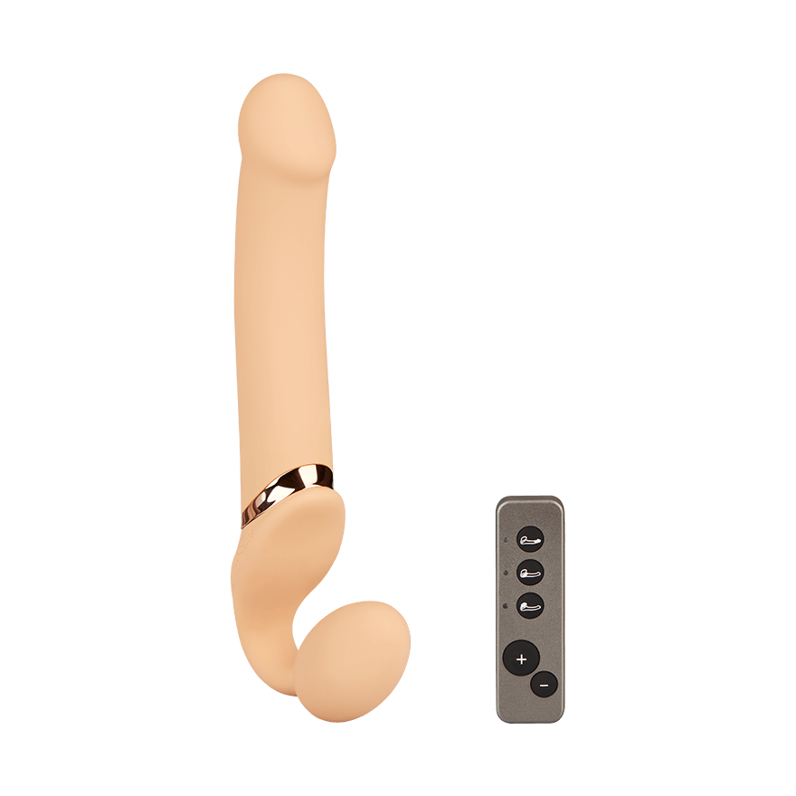 Vibrating Bendable Strap-On - Size L, 34cm Sonstige Erotikartikel online kaufen