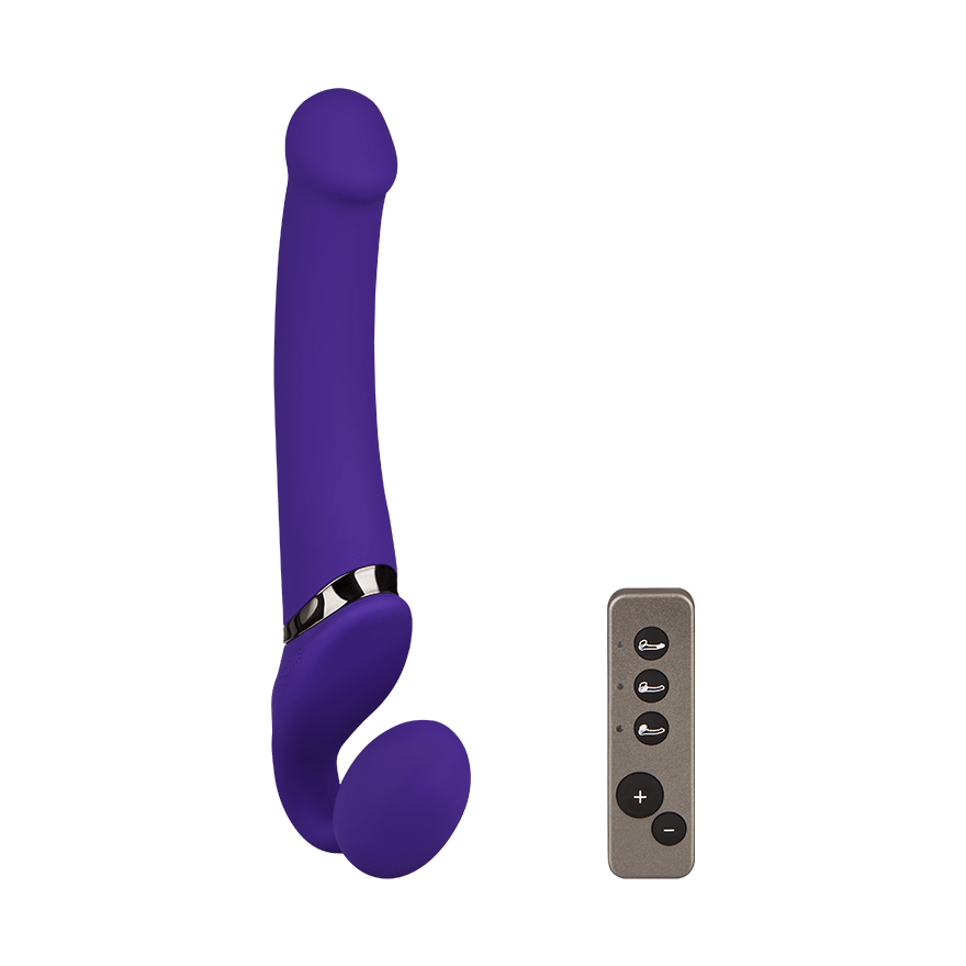 Vibrating Bendable Strap-On - Size M, 34cm Sonstige Erotikartikel online kaufen