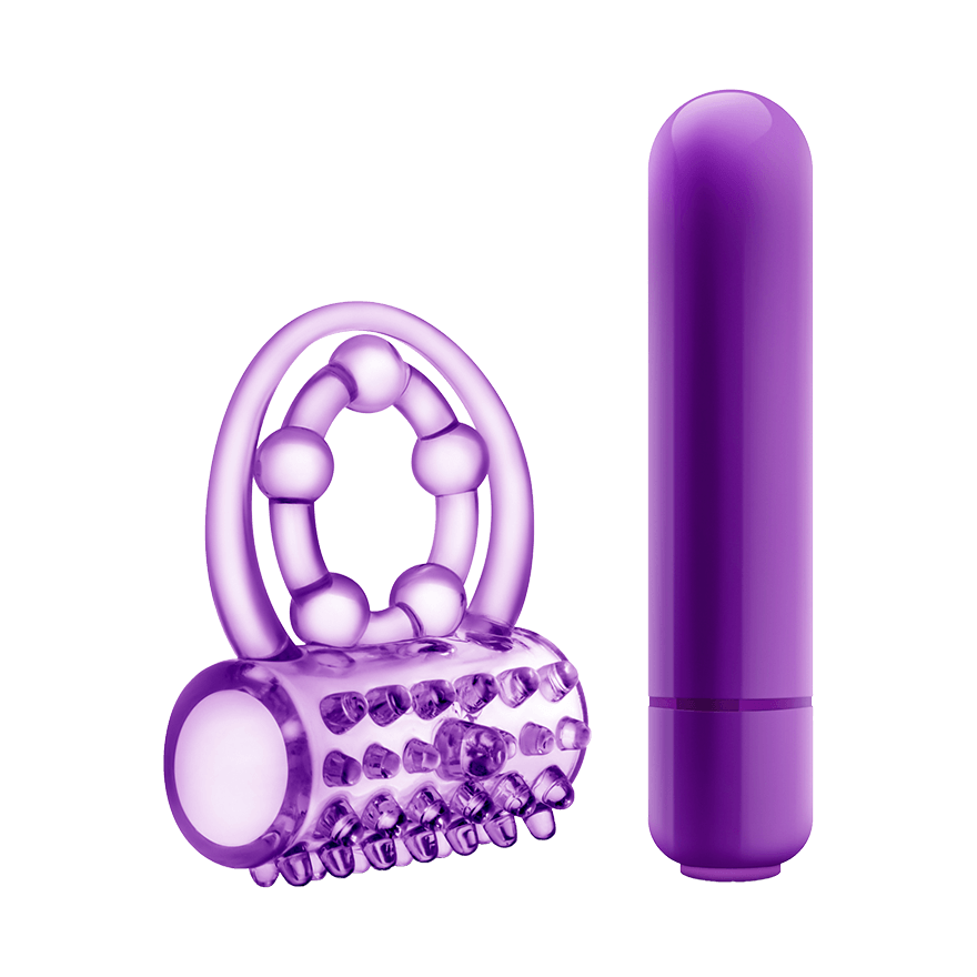 Vibrating Double Strap Cock Ring, 6,38,3cm Sex-Spielzeuge online kaufen