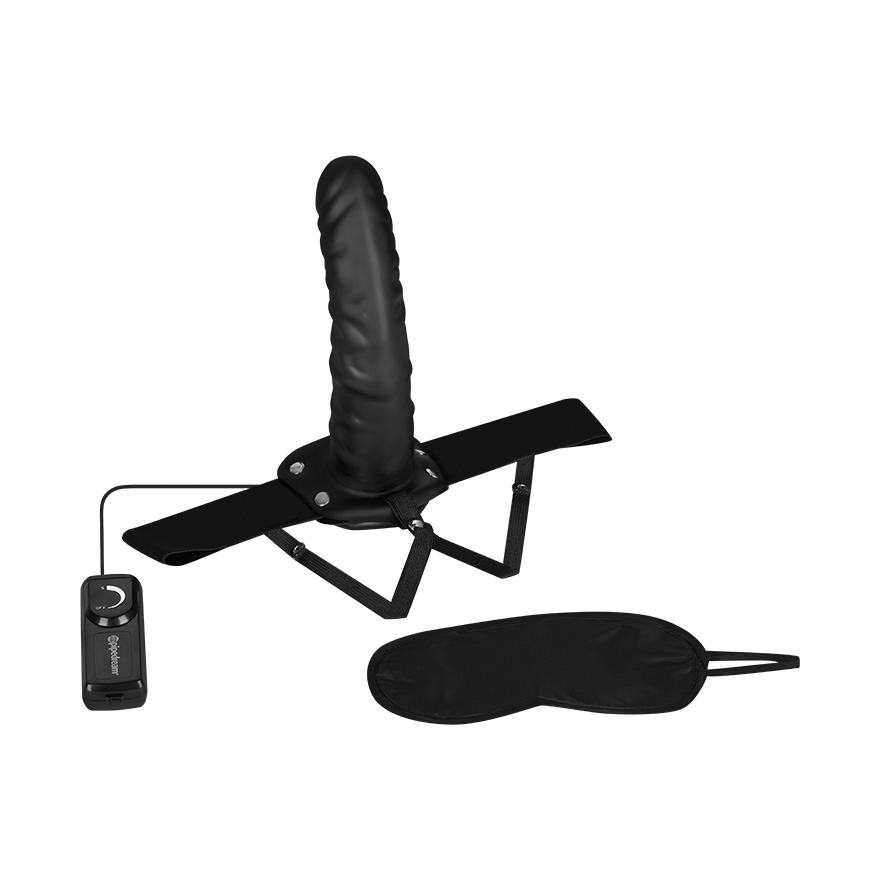 Vibrating Hollow Strap-On, 22,5 cm Sex-Spielzeuge online kaufen