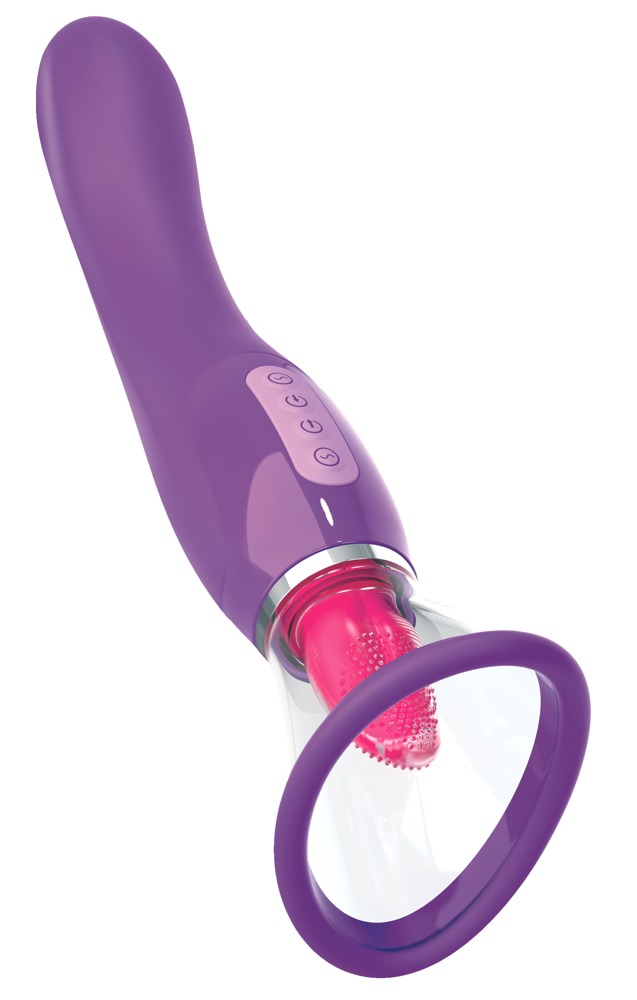 Vibrator „her ultimate pleasure“ mit Hotspot-Sauger & Zungenstimulator Vibrator online kaufen